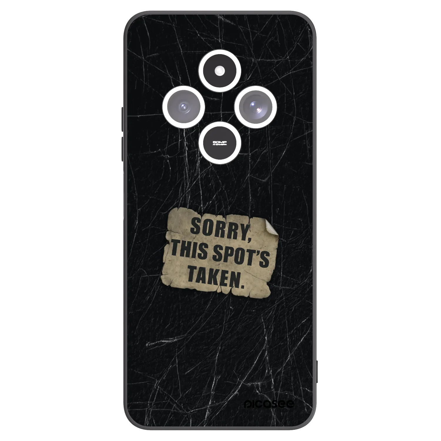 Picasee fekete szilikon tok az alábbi mobiltelefonokra Xiaomi Redmi 14C - SORRY