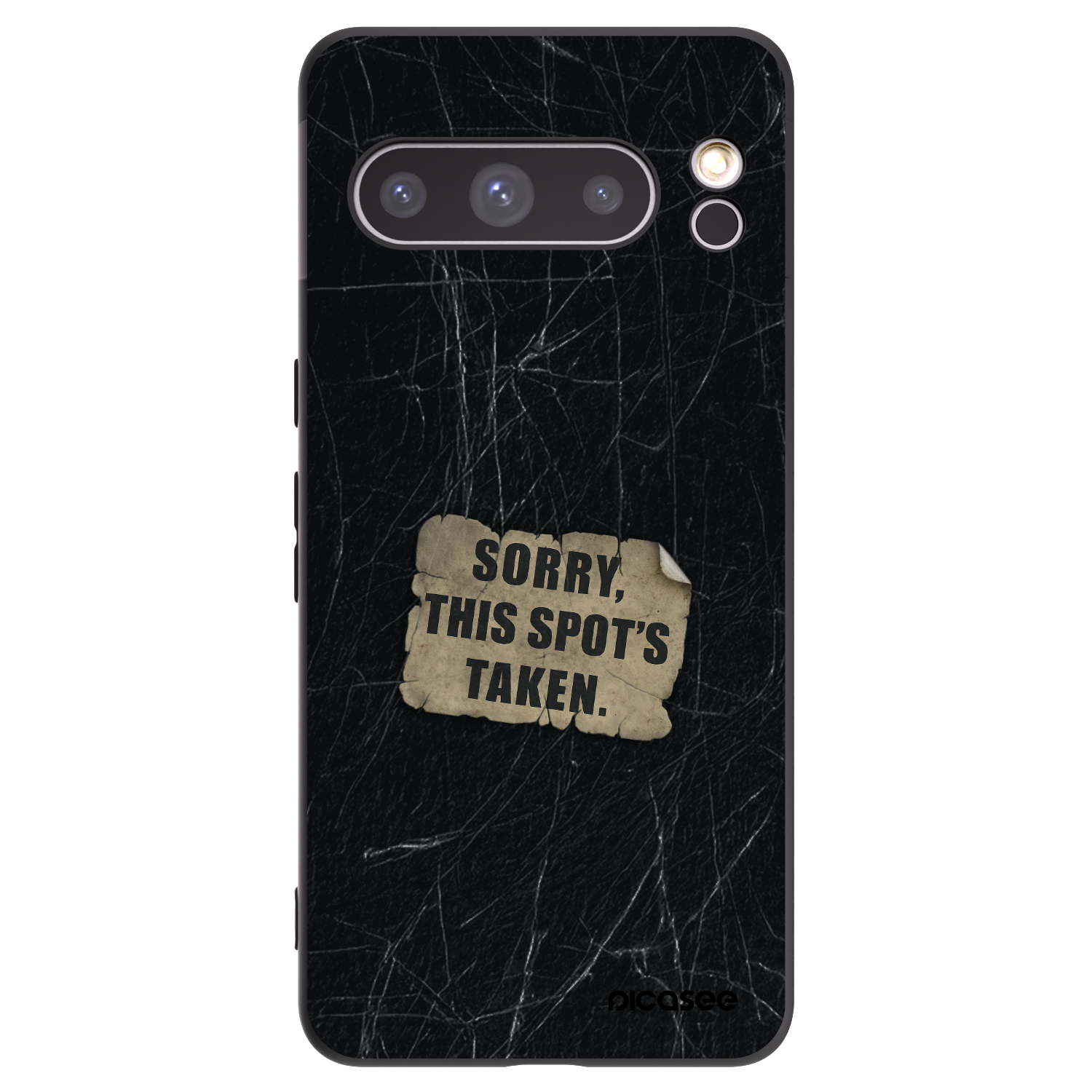 Picasee fekete szilikon tok az alábbi mobiltelefonokra Google Pixel 8 Pro - SORRY