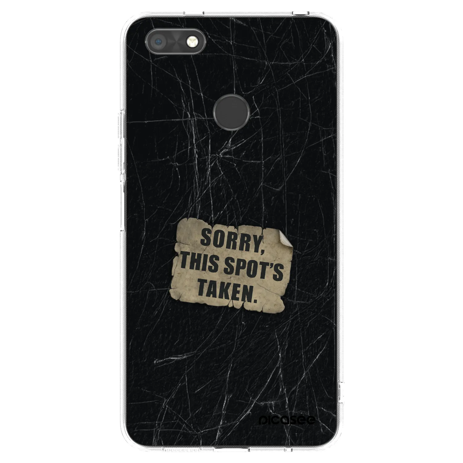 Picasee átlátszó szilikon tok az alábbi mobiltelefonokra Huawei P9 Lite Mini - SORRY