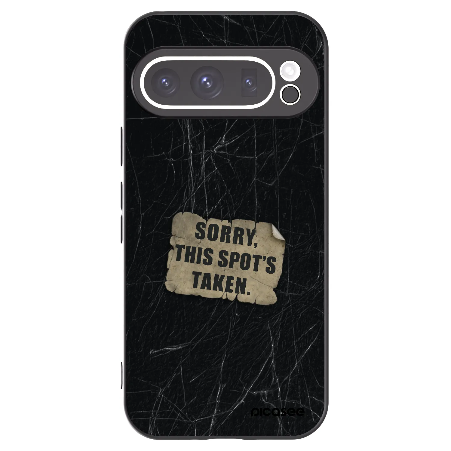 Picasee fekete szilikon tok az alábbi mobiltelefonokra Google Pixel 9 Pro - SORRY