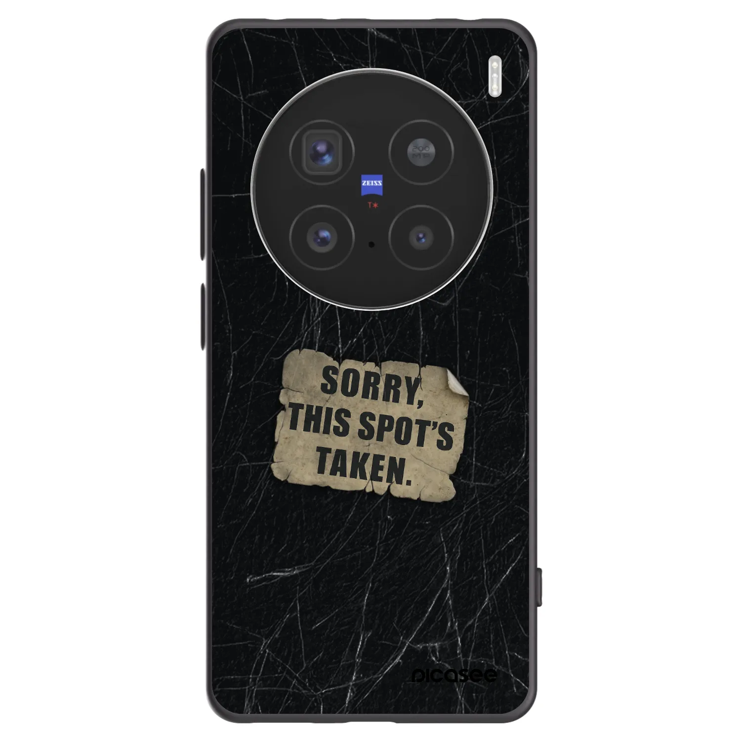 Picasee fekete szilikon tok az alábbi mobiltelefonokra Vivo X200 Pro - SORRY
