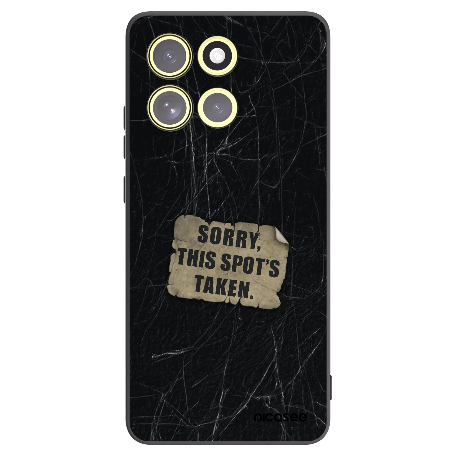 Picasee fekete szilikon tok az alábbi mobiltelefonokra Motorola Moto G86 5G - SORRY