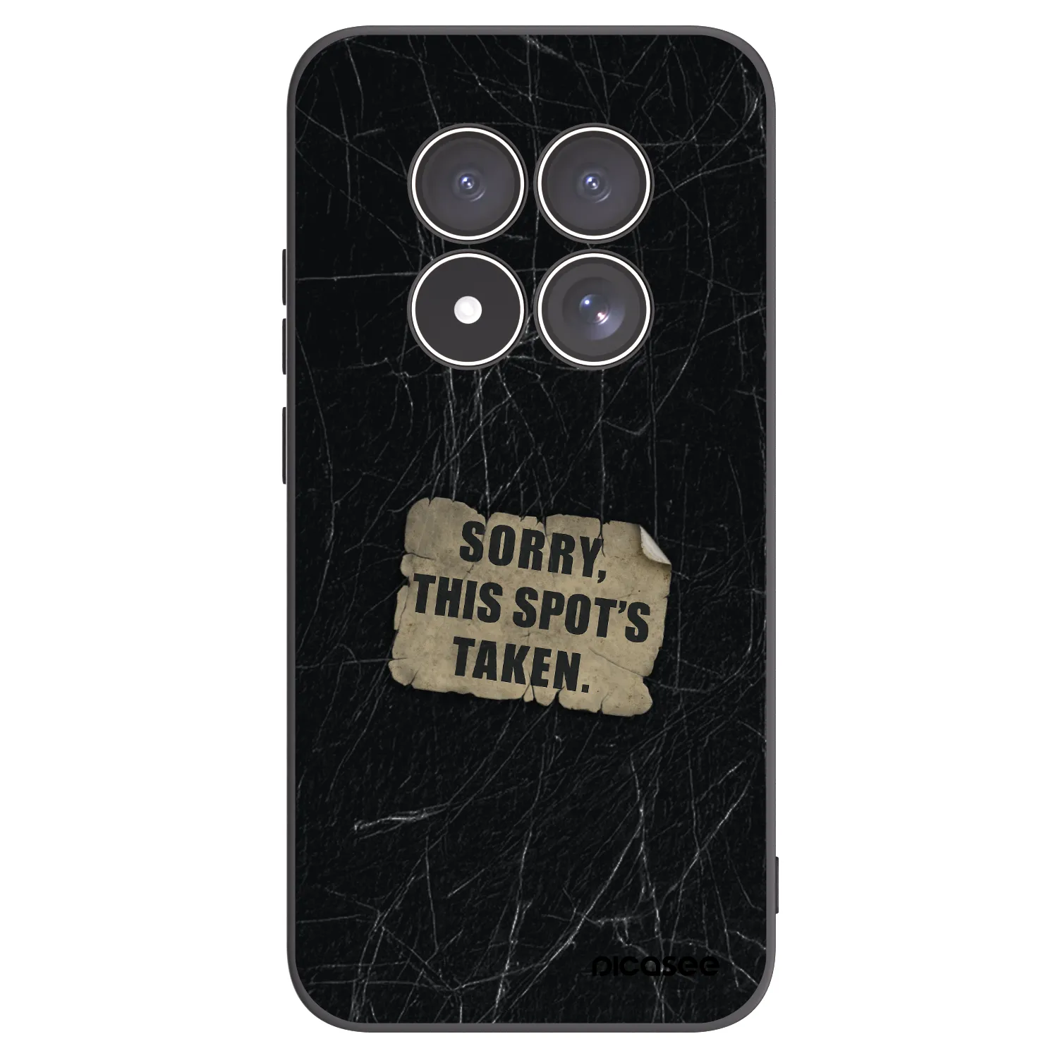 Picasee fekete szilikon tok az alábbi mobiltelefonokra Xiaomi Redmi Note 15 Pro 4G - SORRY