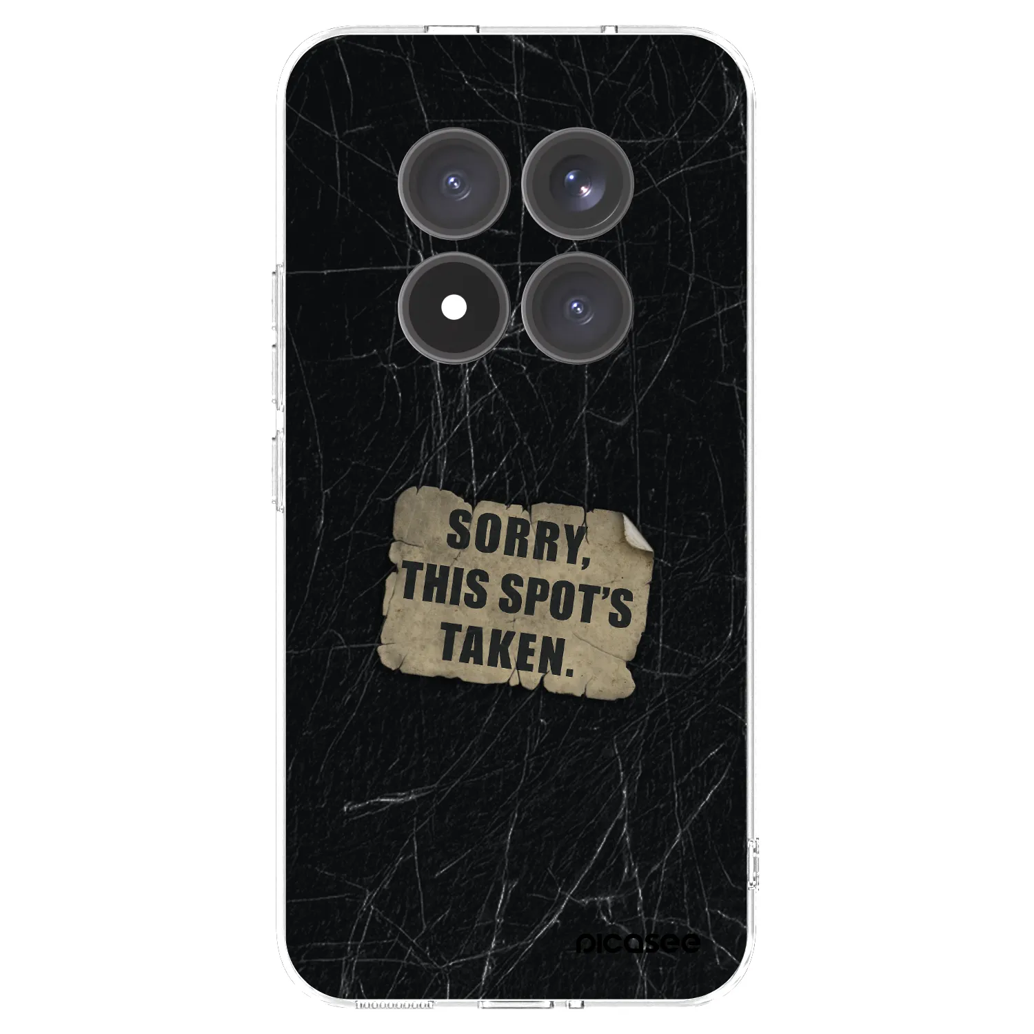 Picasee átlátszó szilikon tok az alábbi mobiltelefonokra Xiaomi Redmi Note 15 Pro+ - SORRY