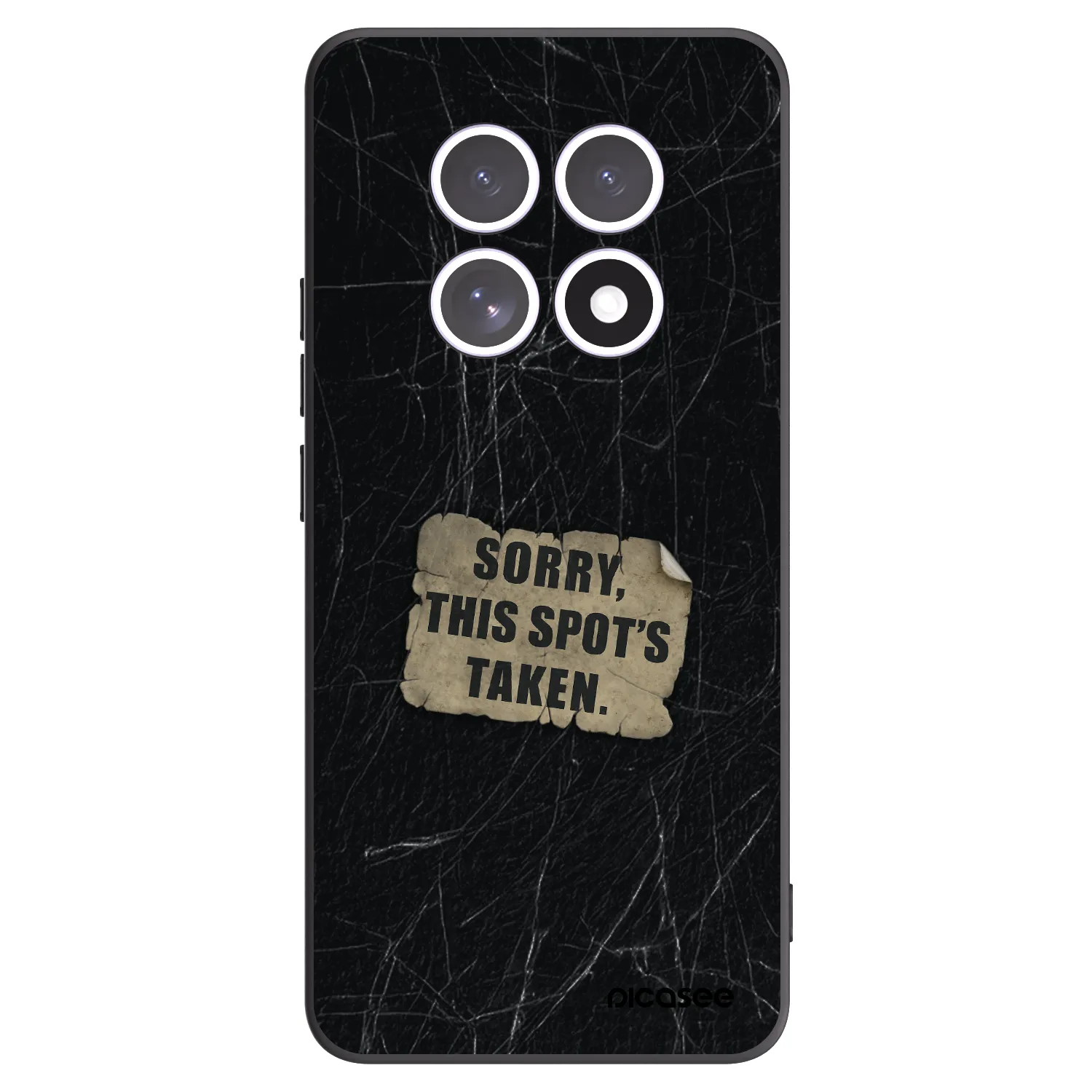 Picasee fekete szilikon tok az alábbi mobiltelefonokra Xiaomi Redmi Note 15 - SORRY