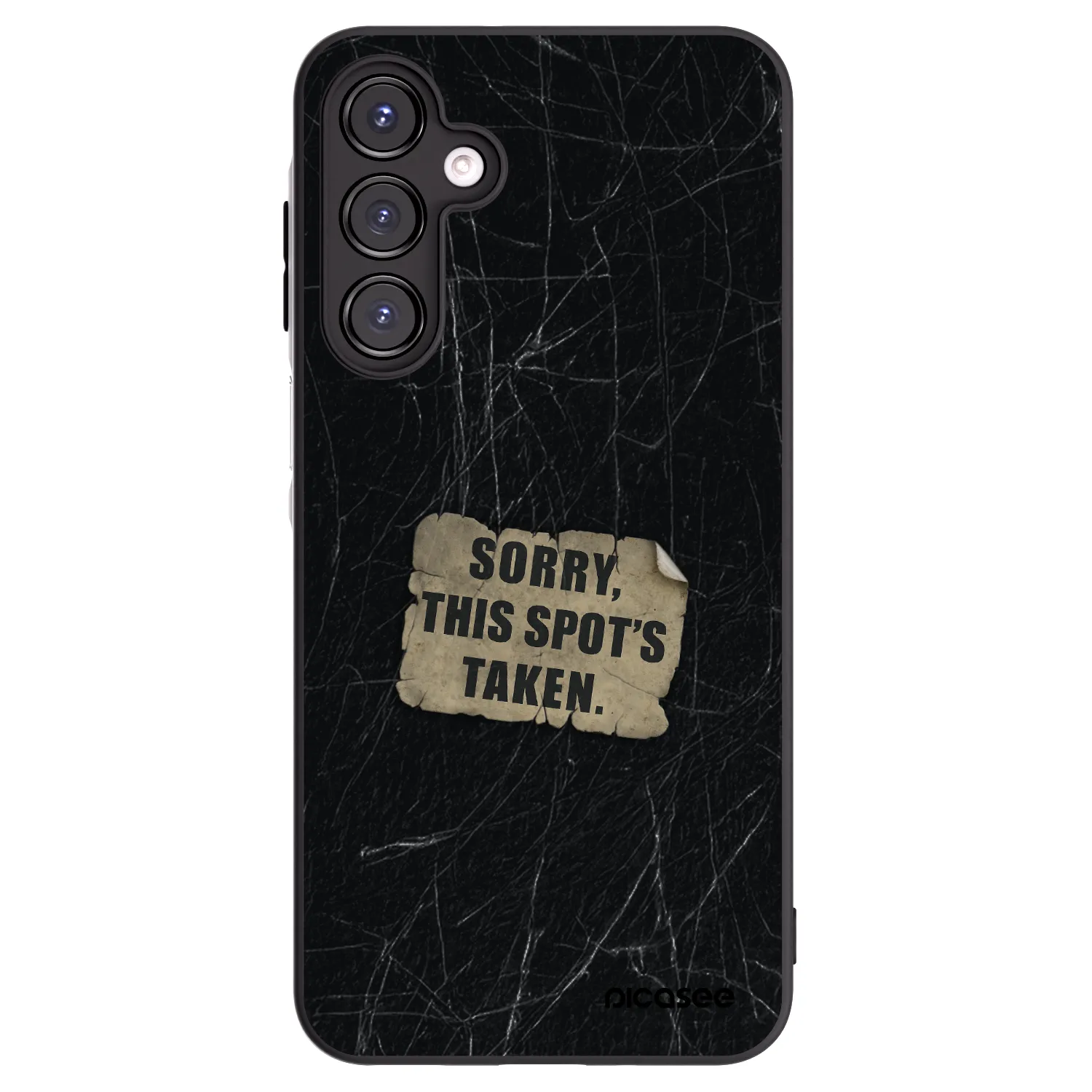 Picasee fekete szilikon tok az alábbi mobiltelefonokra Samsung Galaxy A16 4G - SORRY