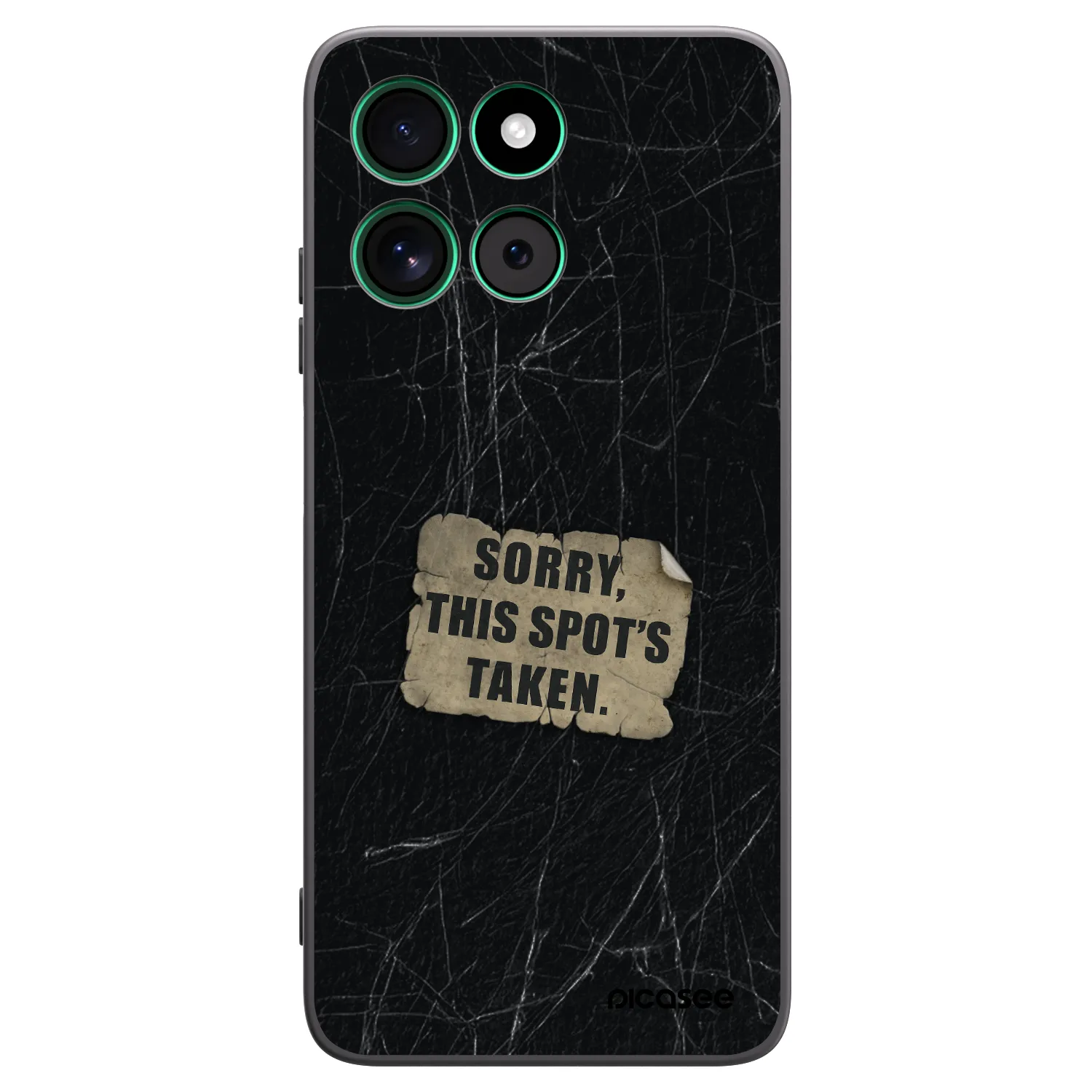 Picasee fekete szilikon tok az alábbi mobiltelefonokra Motorola Moto G57 Power - SORRY