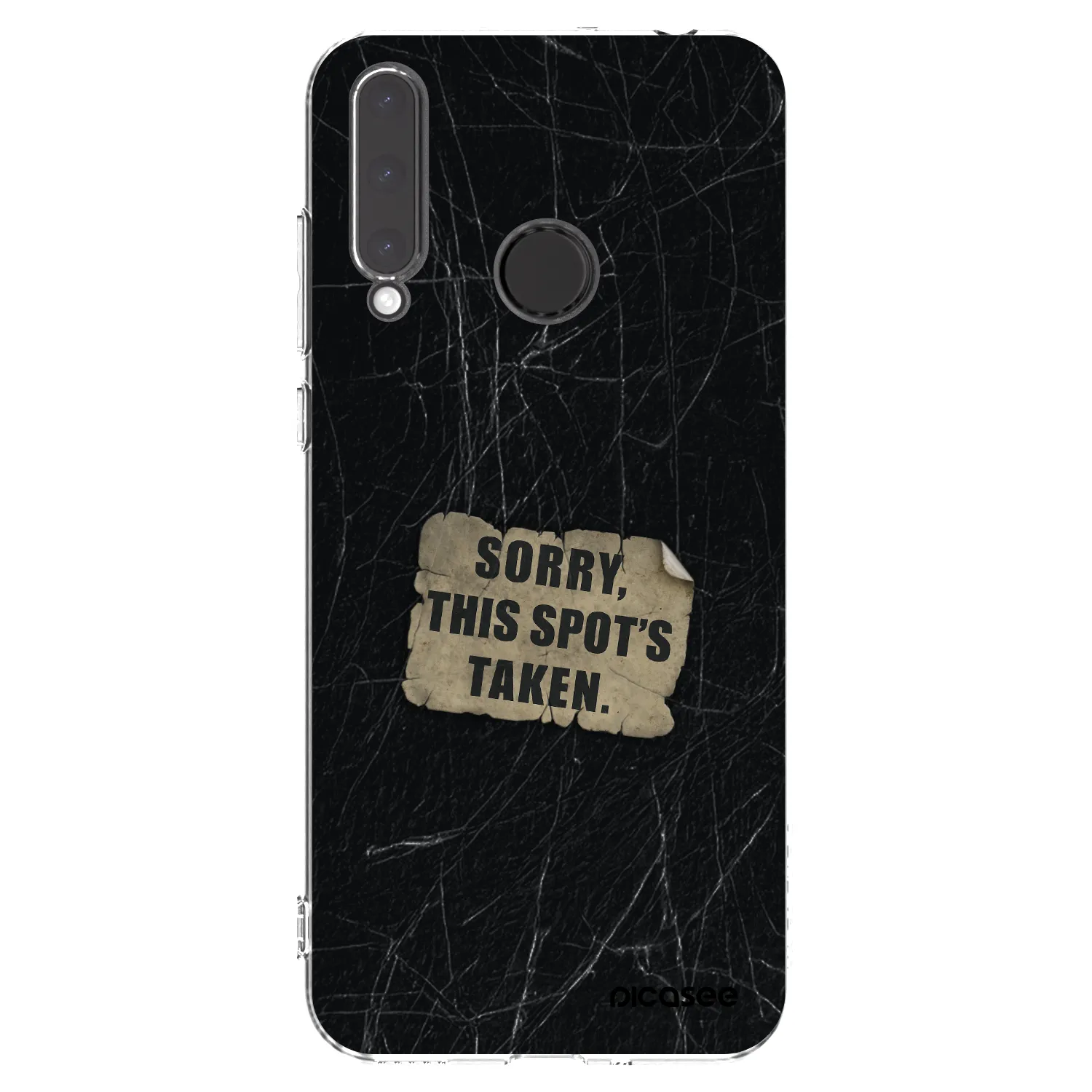 Picasee átlátszó szilikon tok az alábbi mobiltelefonokra Honor 20 Lite - SORRY