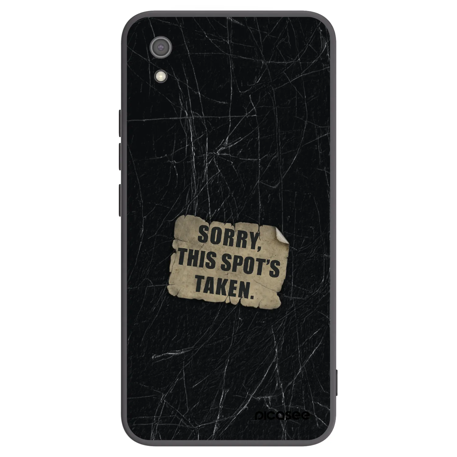 Picasee fekete szilikon tok az alábbi mobiltelefonokra Xiaomi Redmi 7A - SORRY