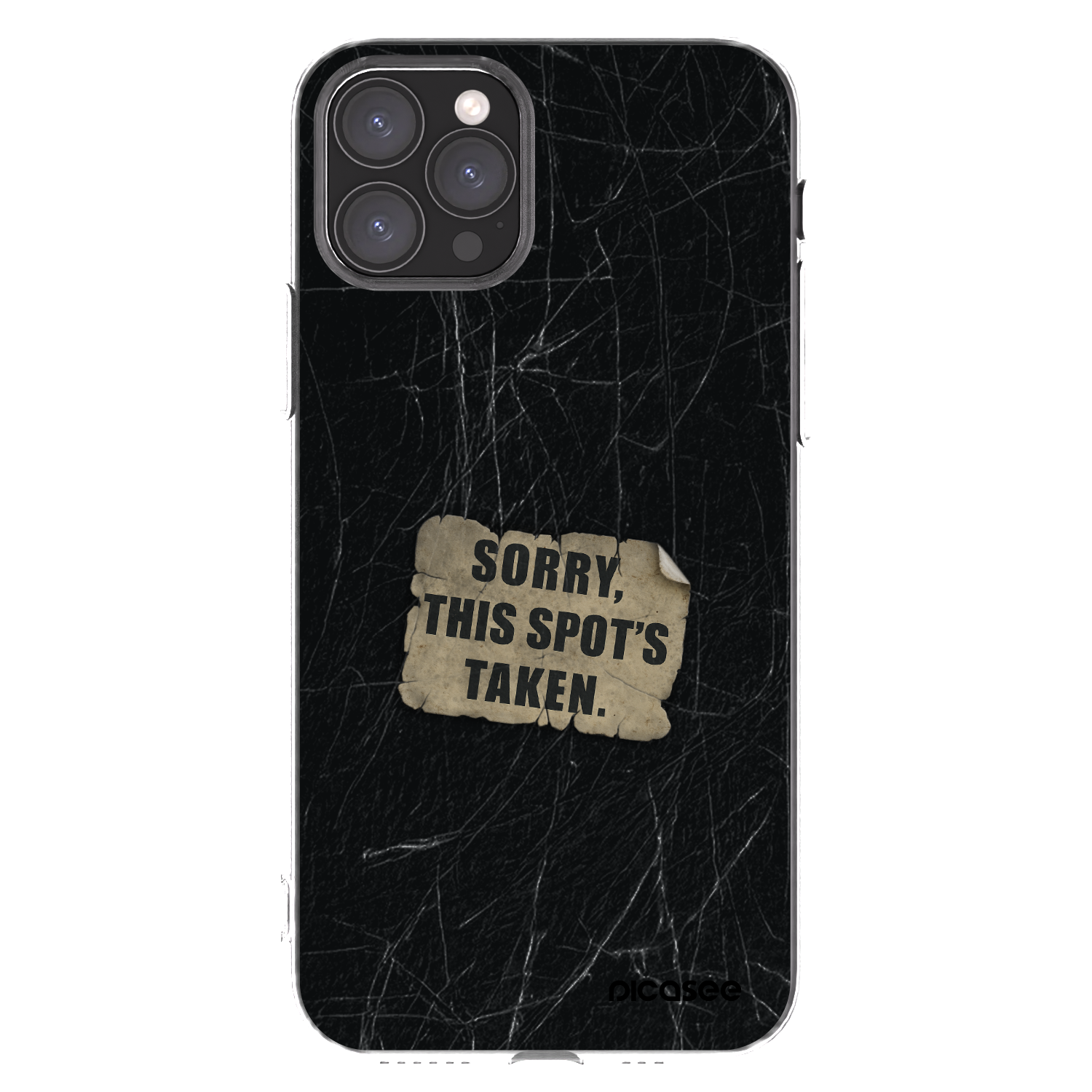 Picasee átlátszó szilikon tok az alábbi mobiltelefonokra Apple iPhone 11 Pro - SORRY
