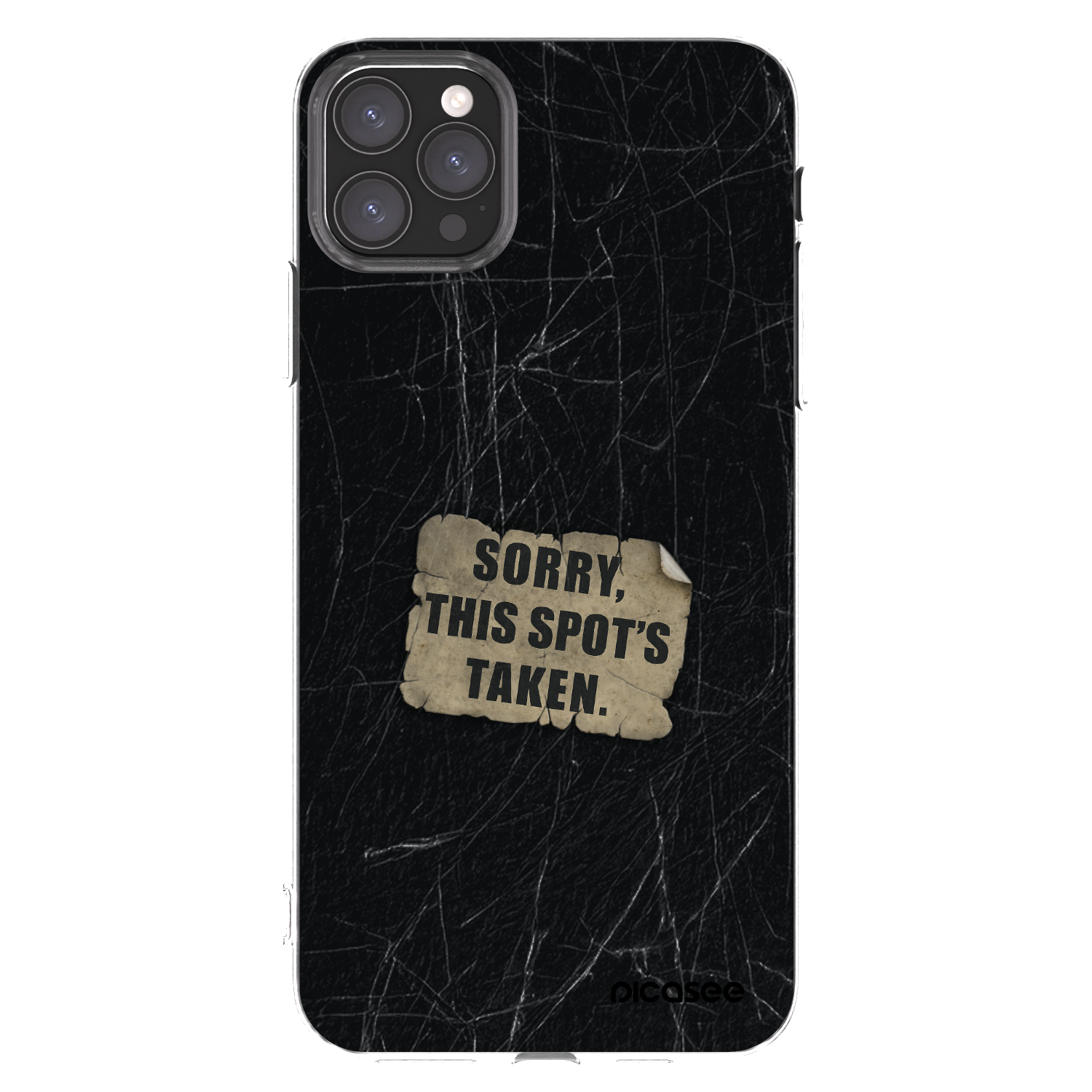 Picasee átlátszó szilikon tok az alábbi mobiltelefonokra Apple iPhone 11 Pro Max - SORRY