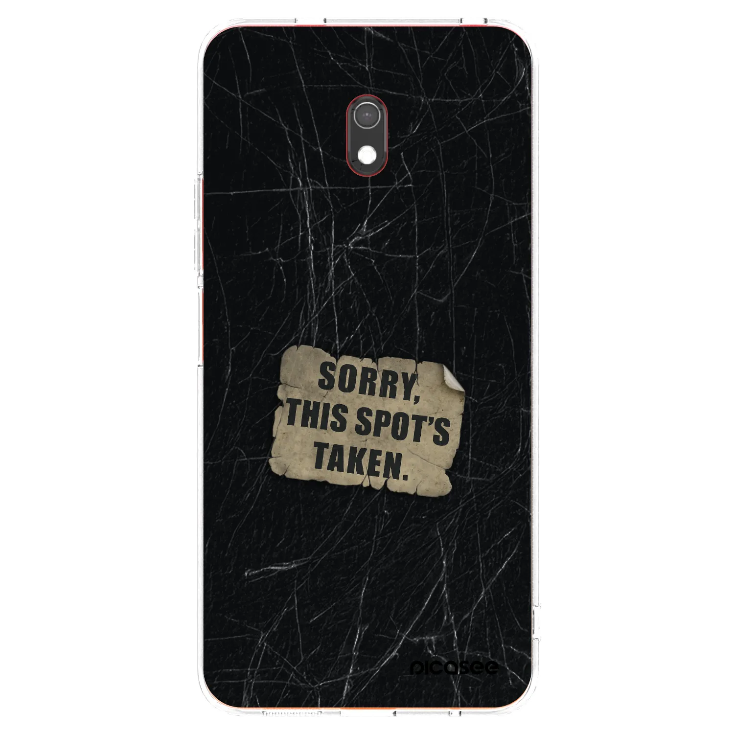 Picasee átlátszó szilikon tok az alábbi mobiltelefonokra Xiaomi Redmi 8A - SORRY