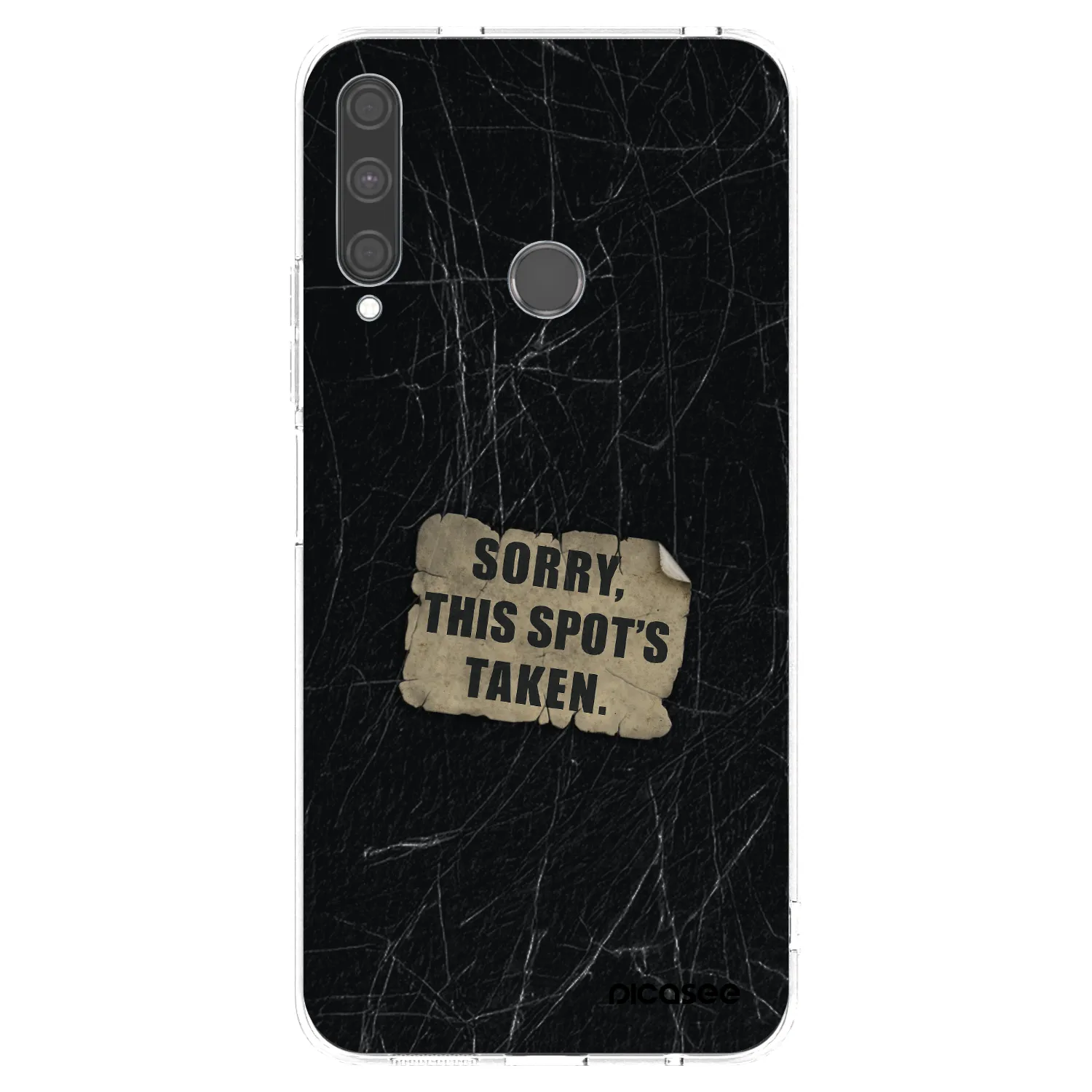 Picasee átlátszó szilikon tok az alábbi mobiltelefonokra Huawei P40 Lite E - SORRY