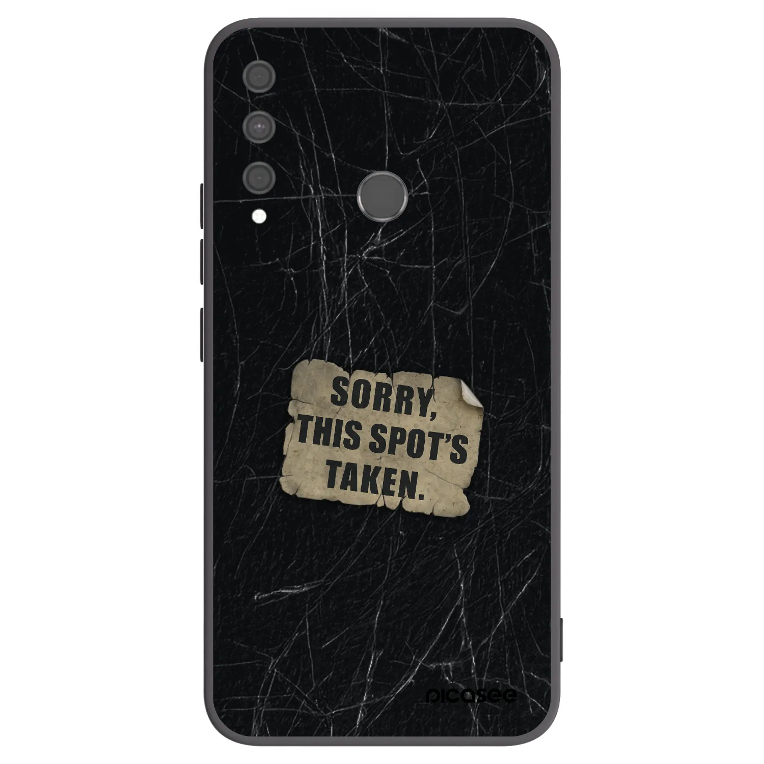 Picasee fekete szilikon tok az alábbi mobiltelefonokra Huawei P40 Lite E - SORRY