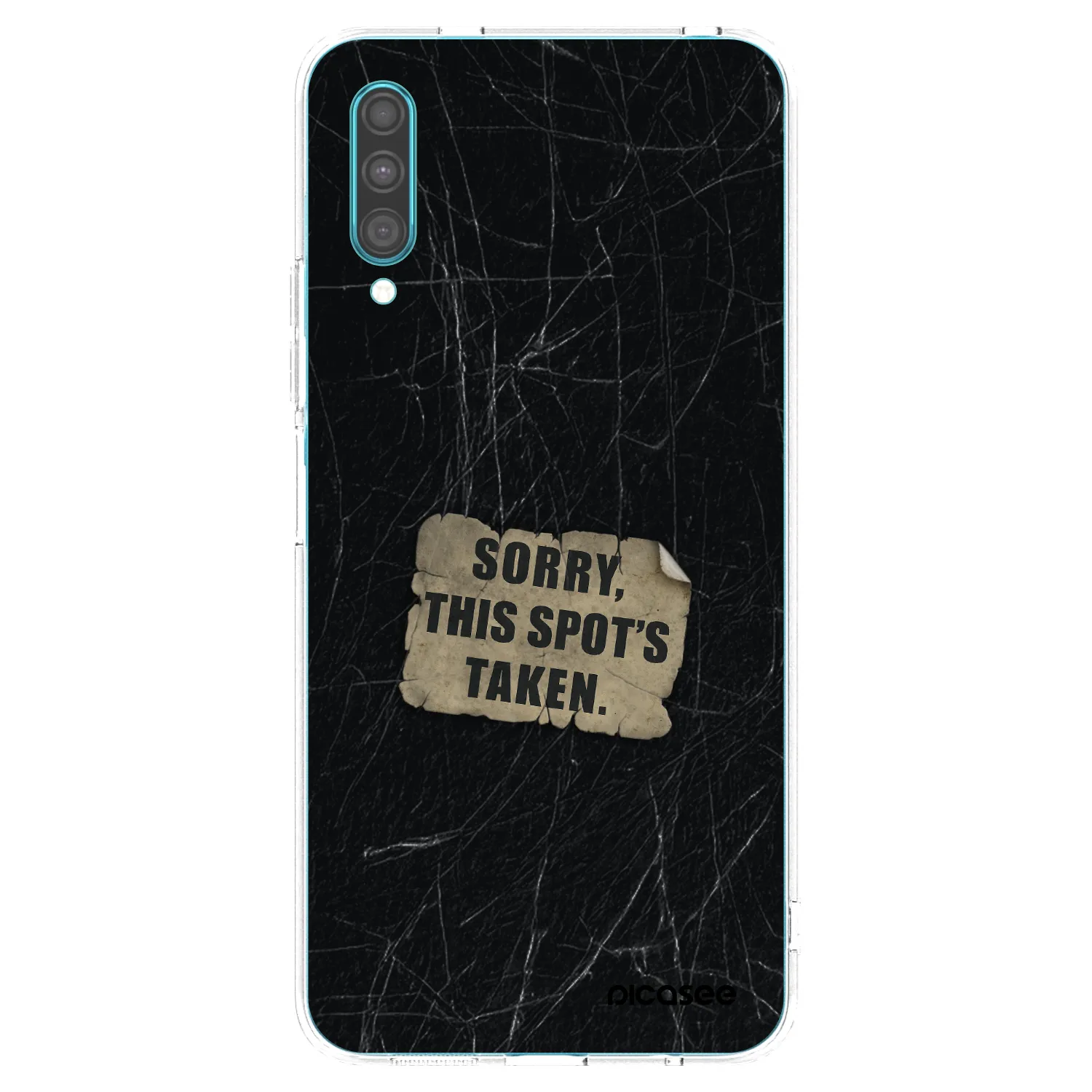 Picasee átlátszó szilikon tok az alábbi mobiltelefonokra Samsung Galaxy A30s A307F - SORRY