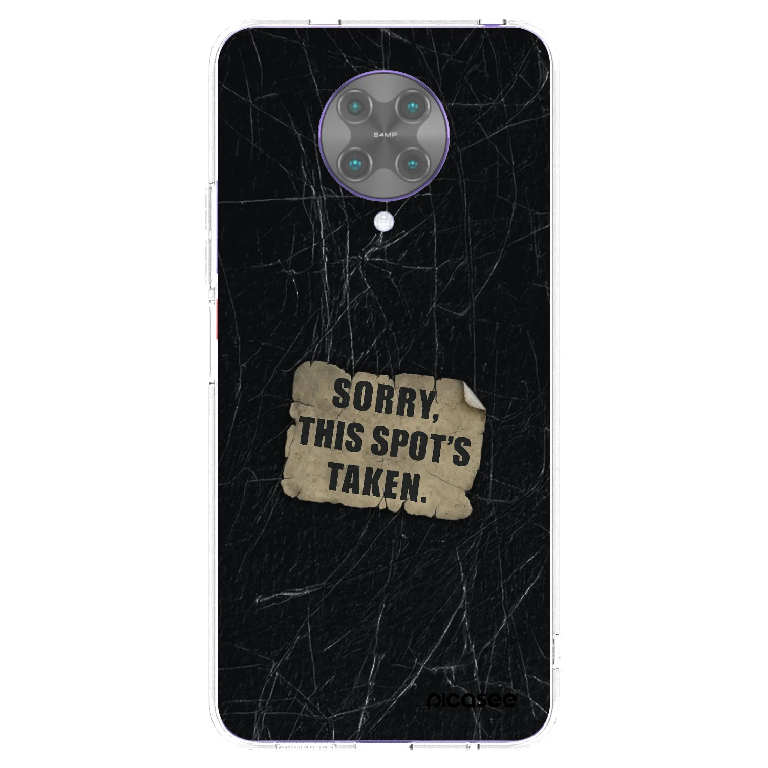 Picasee átlátszó szilikon tok az alábbi mobiltelefonokra Xiaomi Poco F2 Pro - SORRY