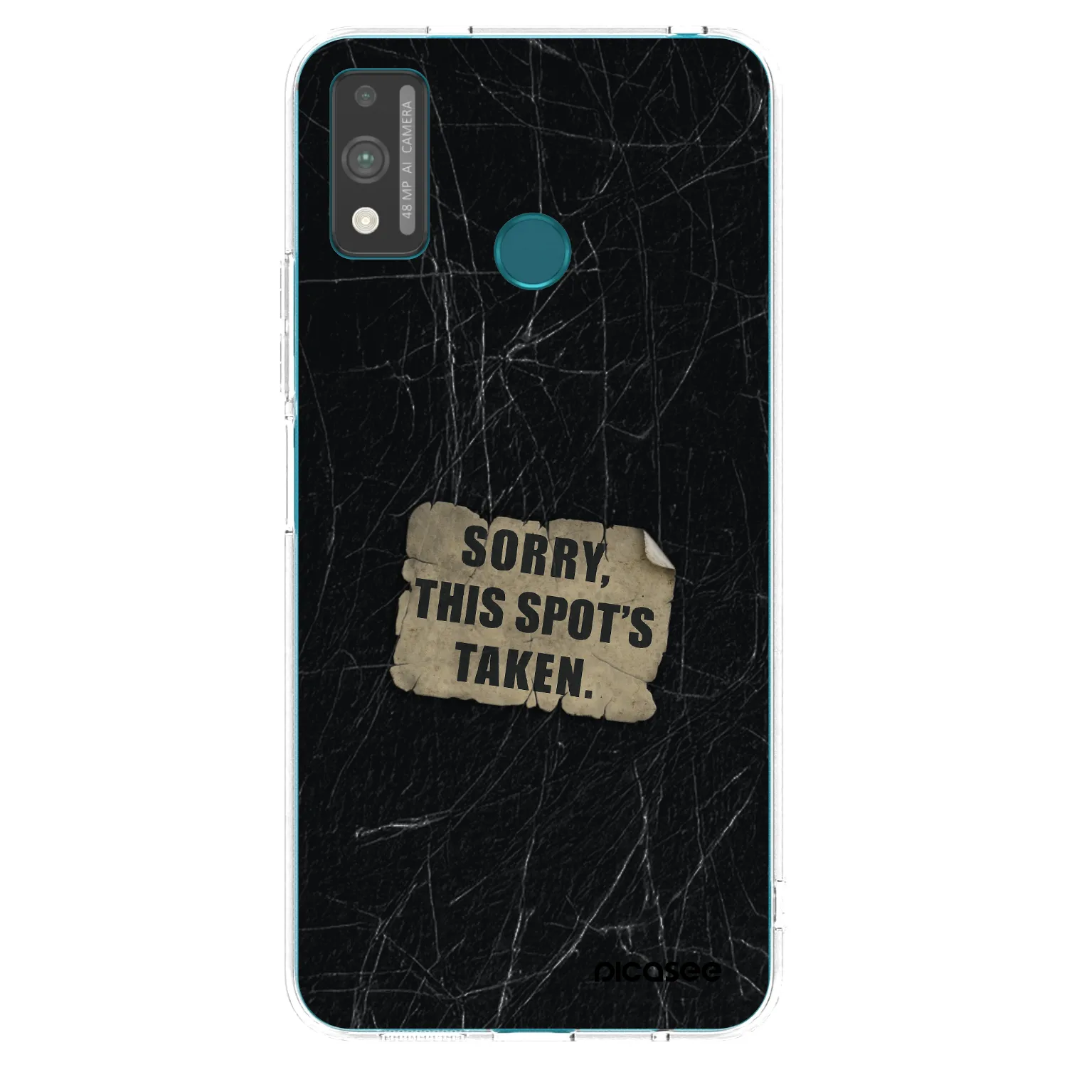 Picasee átlátszó szilikon tok az alábbi mobiltelefonokra Honor 9X Lite - SORRY