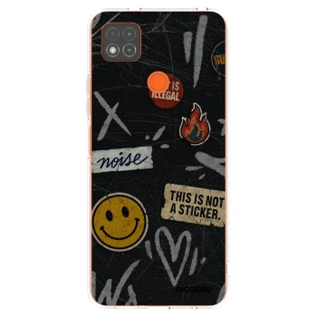 Picasee átlátszó szilikon tok az alábbi mobiltelefonokra Xiaomi Redmi 9C - STICKERS x TAGS