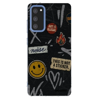 Picasee átlátszó szilikon tok az alábbi mobiltelefonokra Samsung Galaxy S20 FE - STICKERS x TAGS