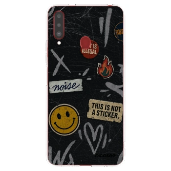 Picasee átlátszó szilikon tok az alábbi mobiltelefonokra Samsung Galaxy A20s - STICKERS x TAGS