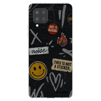 Picasee átlátszó szilikon tok az alábbi mobiltelefonokra Samsung Galaxy A42 A426B - STICKERS x TAGS