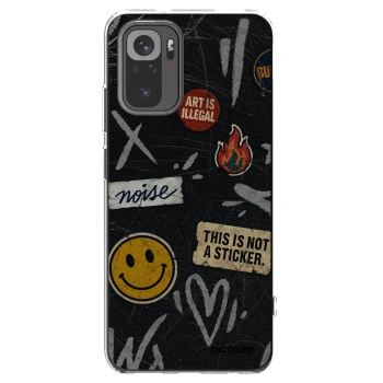 Picasee átlátszó szilikon tok az alábbi mobiltelefonokra Xiaomi Redmi Note 10S - STICKERS x TAGS