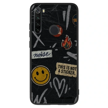 Szilikon tok erre a típusra Xiaomi Redmi Note 8 - STICKERS x TAGS