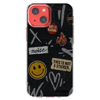 Picasee átlátszó szilikon tok az alábbi mobiltelefonokra Apple iPhone 13 mini - STICKERS x TAGS