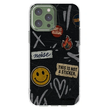 Picasee átlátszó szilikon tok az alábbi mobiltelefonokra Apple iPhone 13 Pro Max - STICKERS x TAGS