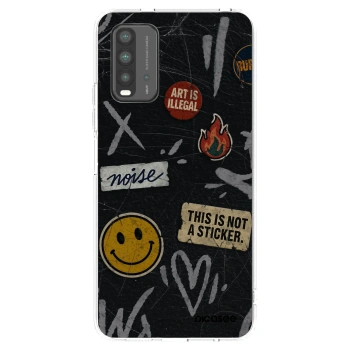 Picasee fekete szilikon tok az alábbi mobiltelefonokra Xiaomi Redmi 9T - STICKERS x TAGS