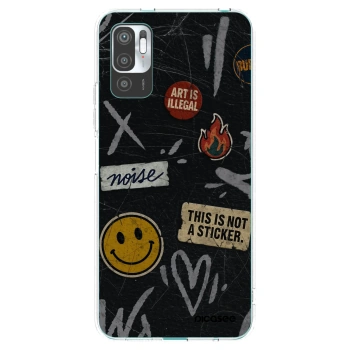 Picasee átlátszó szilikon tok az alábbi mobiltelefonokra Xiaomi Redmi Note 10 5G - STICKERS x TAGS