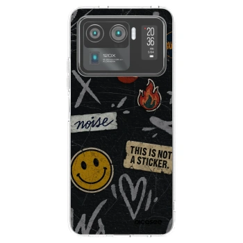Picasee átlátszó szilikon tok az alábbi mobiltelefonokra Xiaomi Mi 11 Ultra - STICKERS x TAGS