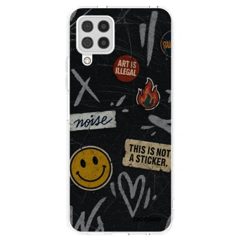 Picasee átlátszó szilikon tok az alábbi mobiltelefonokra Samsung Galaxy A22 A225F 4G - STICKERS x TAGS
