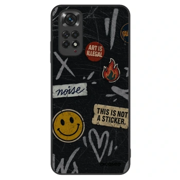 Szilikon tok erre a típusra Xiaomi Redmi Note 11 - STICKERS x TAGS