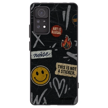 Picasee fekete szilikon tok az alábbi mobiltelefonokra Xiaomi Redmi Note 11 Pro 5G - STICKERS x TAGS