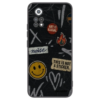 Picasee fekete szilikon tok az alábbi mobiltelefonokra Xiaomi Poco X4 Pro 5G - STICKERS x TAGS