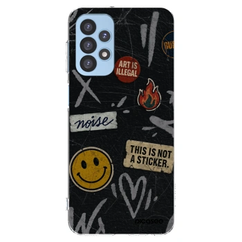 Picasee átlátszó szilikon tok az alábbi mobiltelefonokra Samsung Galaxy A23 A235F 4G - STICKERS x TAGS