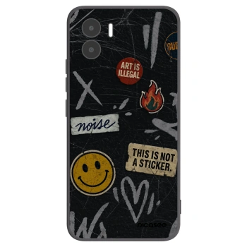 Picasee fekete szilikon tok az alábbi mobiltelefonokra Xiaomi Redmi A1 - STICKERS x TAGS