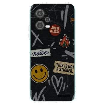 Picasee átlátszó szilikon tok az alábbi mobiltelefonokra Xiaomi Poco X5 - STICKERS x TAGS