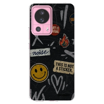 Picasee átlátszó szilikon tok az alábbi mobiltelefonokra Xiaomi 13 Lite - STICKERS x TAGS