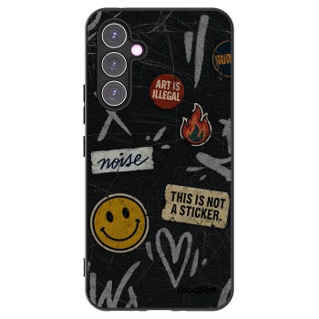 Picasee fekete szilikon tok az alábbi mobiltelefonokra Samsung Galaxy A54 5G A546B - STICKERS x TAGS