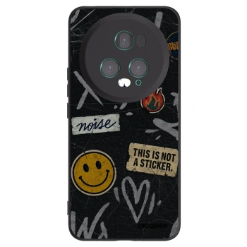 Picasee fekete szilikon tok az alábbi mobiltelefonokra Honor Magic5 Pro - STICKERS x TAGS