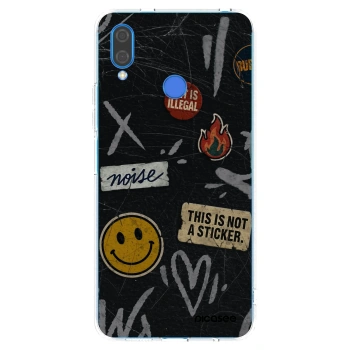 Picasee átlátszó szilikon tok az alábbi mobiltelefonokra Huawei Nova 3i - STICKERS x TAGS