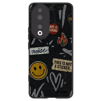 Picasee fekete szilikon tok az alábbi mobiltelefonokra Honor 90 5G - STICKERS x TAGS