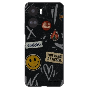 Picasee fekete szilikon tok az alábbi mobiltelefonokra Honor 90 Lite 5G - STICKERS x TAGS