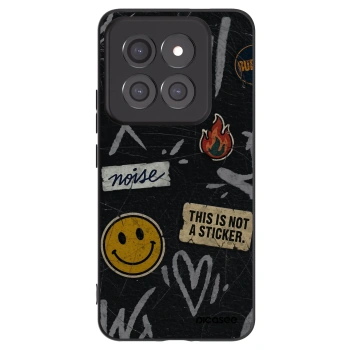 Picasee fekete szilikon tok az alábbi mobiltelefonokra Xiaomi 14 Pro - STICKERS x TAGS