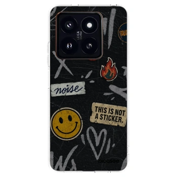 Picasee átlátszó szilikon tok az alábbi mobiltelefonokra Xiaomi 14 Pro - STICKERS x TAGS