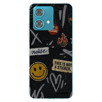 Picasee átlátszó szilikon tok az alábbi mobiltelefonokra Motorola Edge 40 Neo - STICKERS x TAGS
