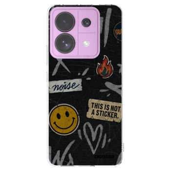 Picasee átlátszó szilikon tok az alábbi mobiltelefonokra Xiaomi Redmi Note 13 Pro 5G - STICKERS x TAGS