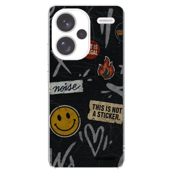 Picasee átlátszó szilikon tok az alábbi mobiltelefonokra Xiaomi Redmi Note 13 Pro+ 5G - STICKERS x TAGS